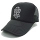 Design Cross Rhinestone cap Black