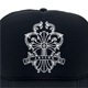Design Cross Rhinestone cap Black