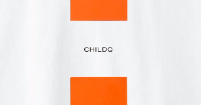 Vivid orange Line T-shirt White