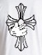 Cross hand T-shirt white