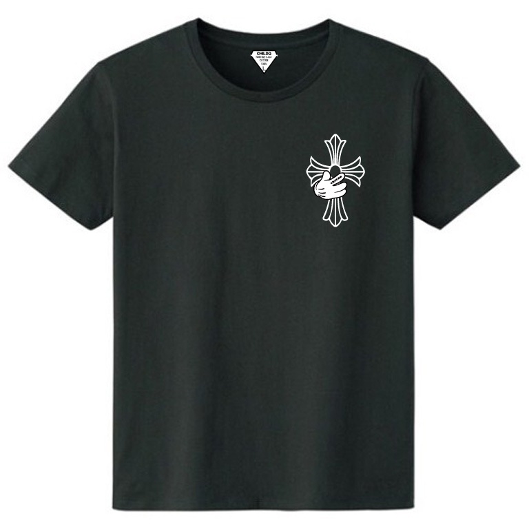 Cross hand T-shirt Black