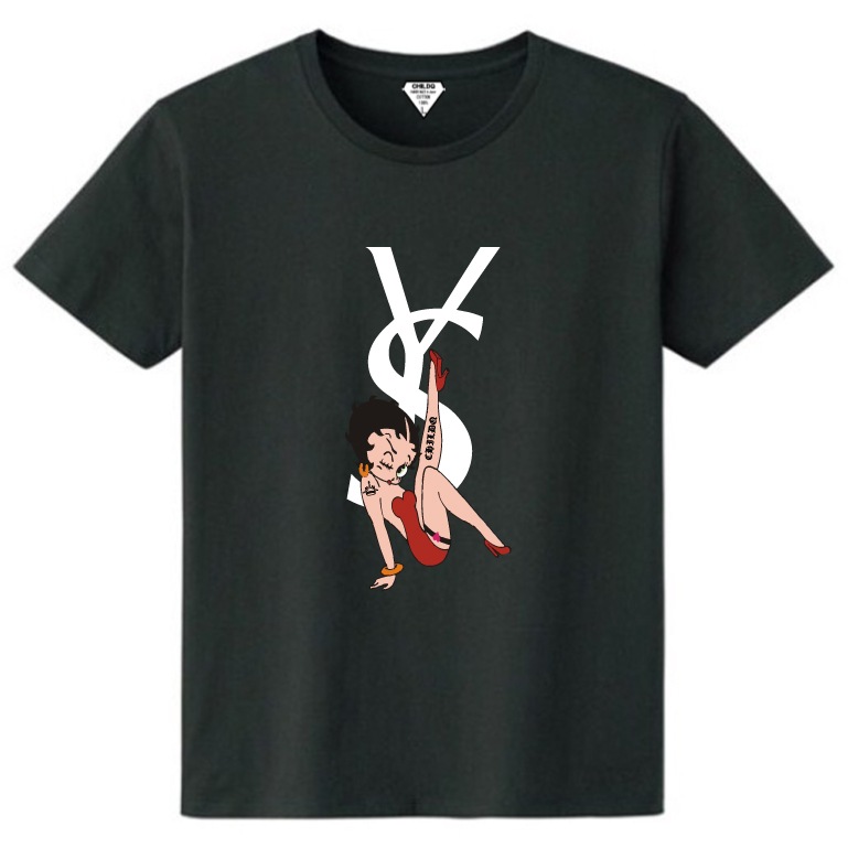 CHILDQ & Betty YS N.o�� Black T-shirt