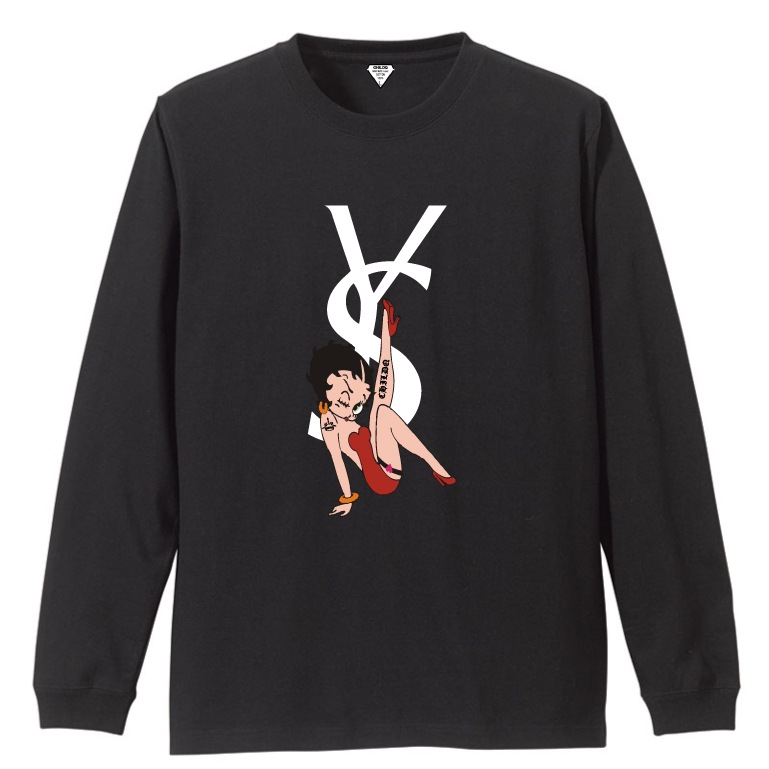 CHILDQ & Betty YS N.o�� Black T-shirt
