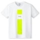 Lime Yellow Line T-shirt White