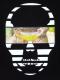 Skull Tattoo Girl NO.21 Long T-shirt��Black