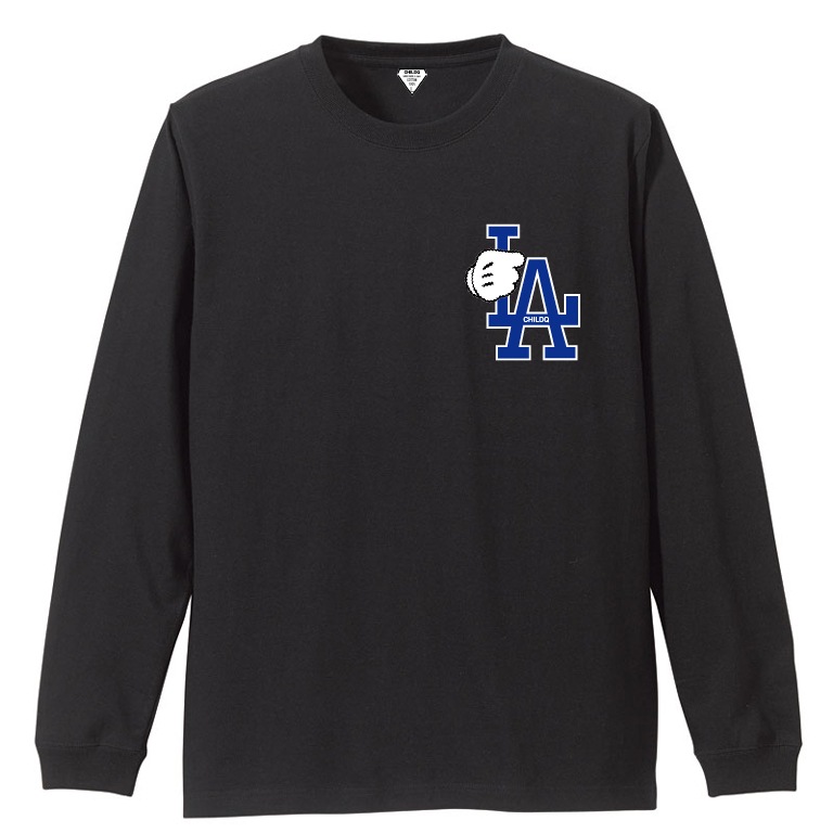 LA hand T-shirt Black