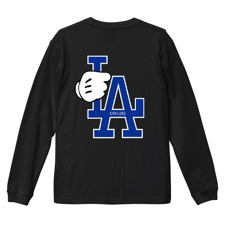 LA hand T-shirt Black
