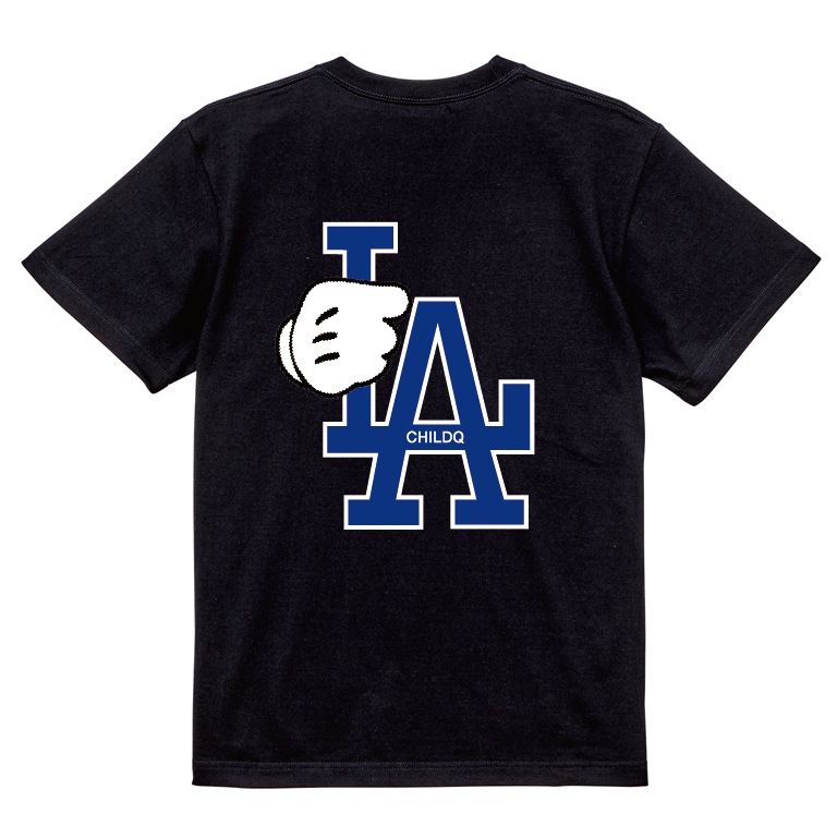 LA hand T-shirt Black