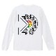 Flower style T-shirt white