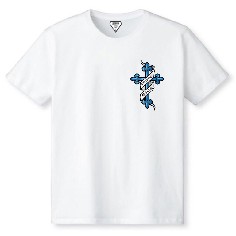 Old tattoo cross T-shirt White