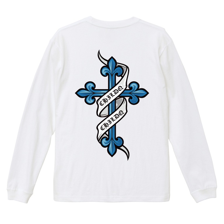 Old tattoo cross T-shirt White