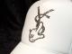 Parody Hand Swarovski Full Custom Cap White