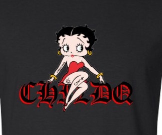 CHILDQ & Betty Long T-shirt Black