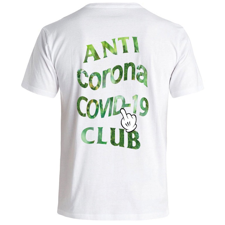 ANTI COVID-19 T-shirt White