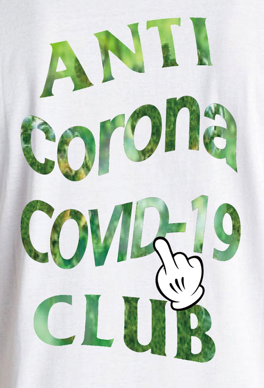 ANTI COVID-19 T-shirt White