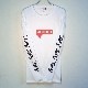 Parody Melting Sleeve Print No3 Long T Shirt White