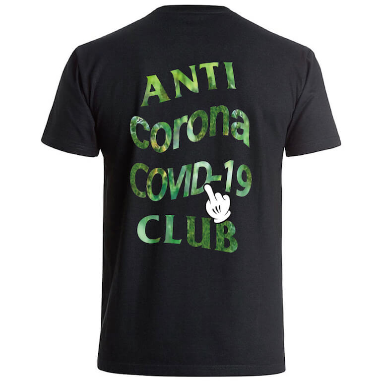 ANTI COVID-19 T-shirt Black