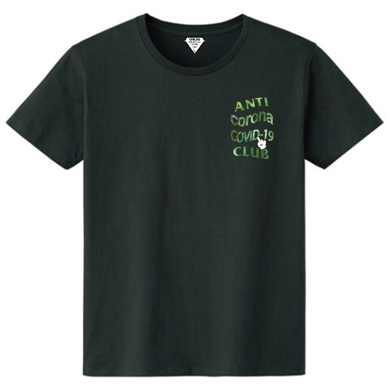 ANTI COVID-19 T-shirt Black