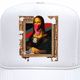 Gangster Mona crystal cap white