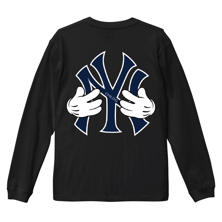 NY hand T-shirt Black