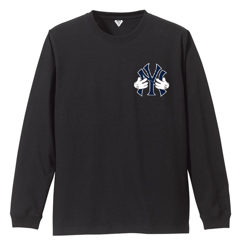 NY hand T-shirt Black