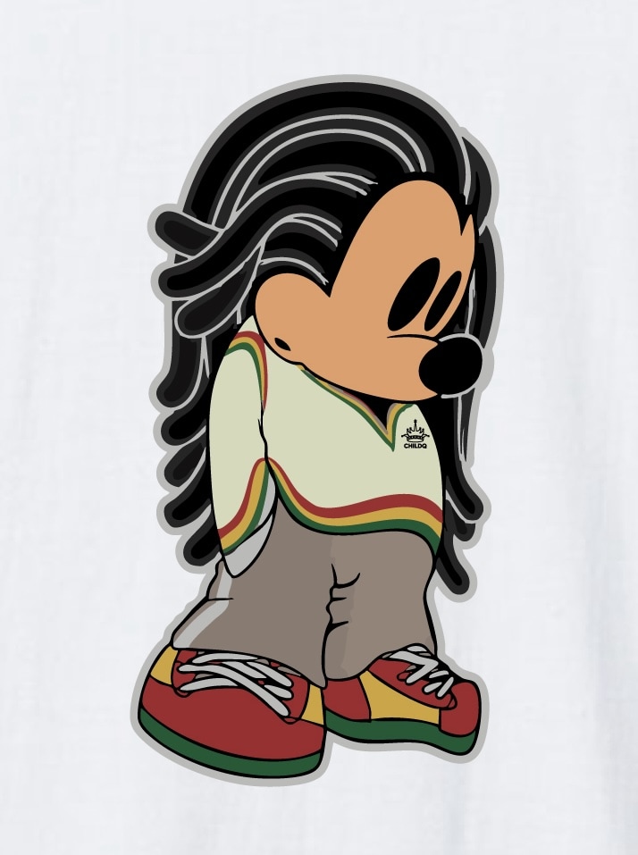 Reggae Mouse T-Shirt White