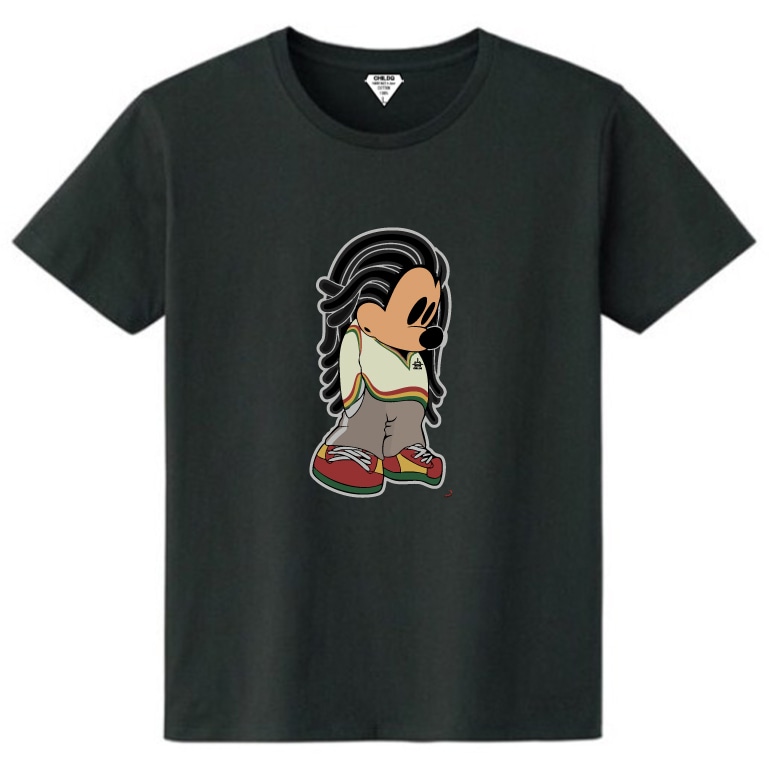 Reggae Mouse T-Shirt Black