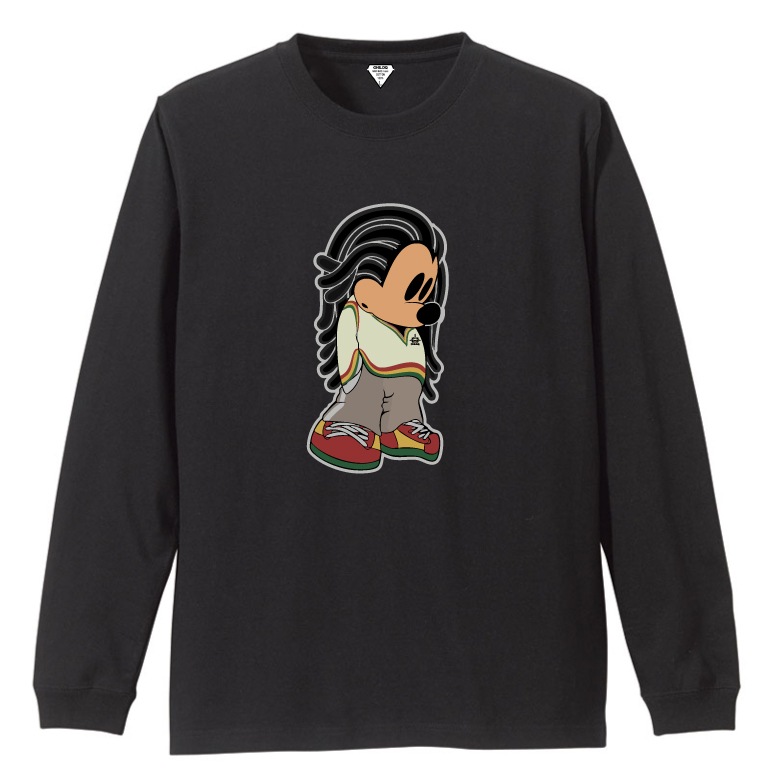 Reggae Mouse T-Shirt Black