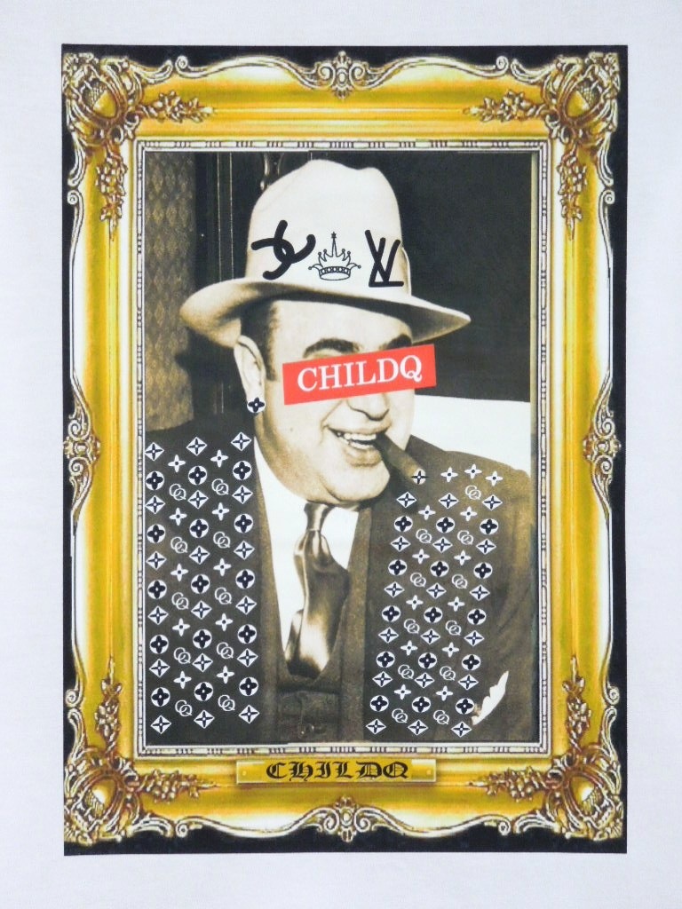 Art work Al Capone Long T-shirt White