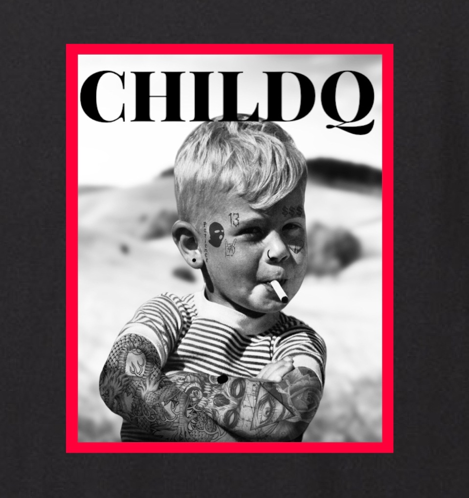 CHILD tattoo T-shirt Black