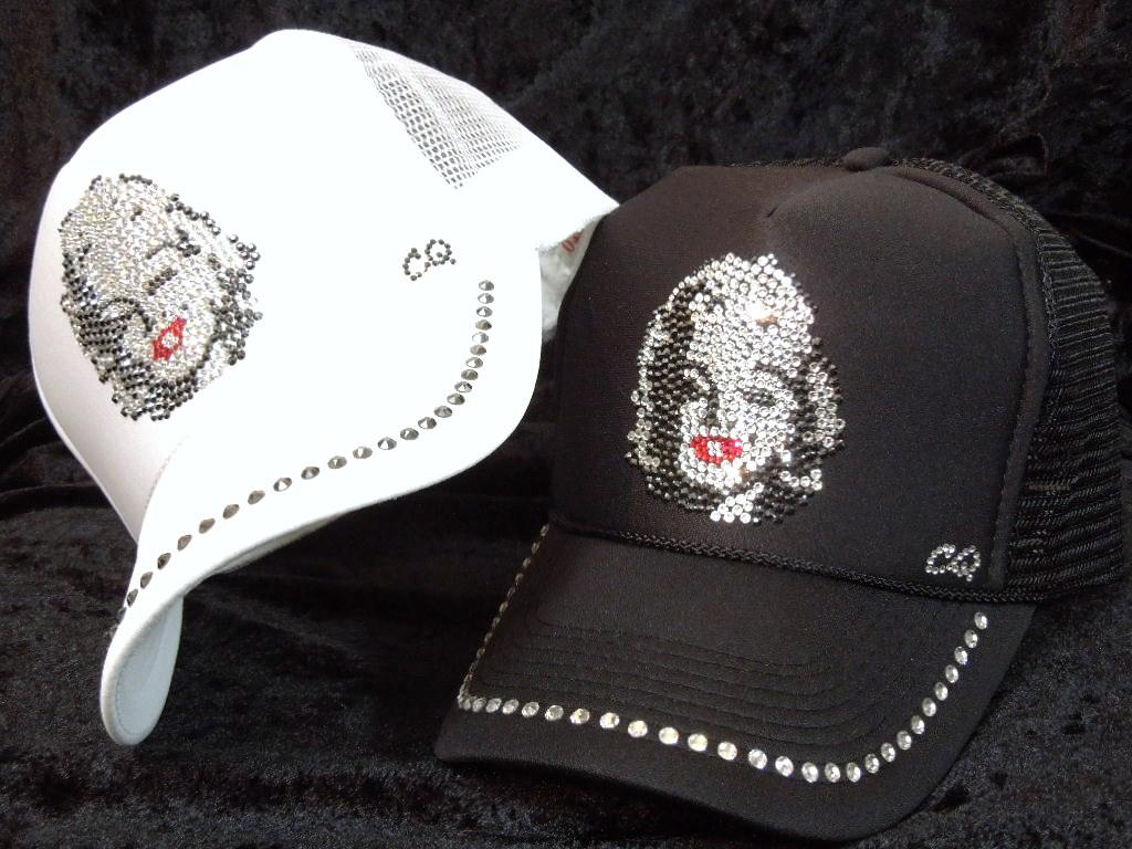 Marilyn Swarovski full custom Swarovski cap White