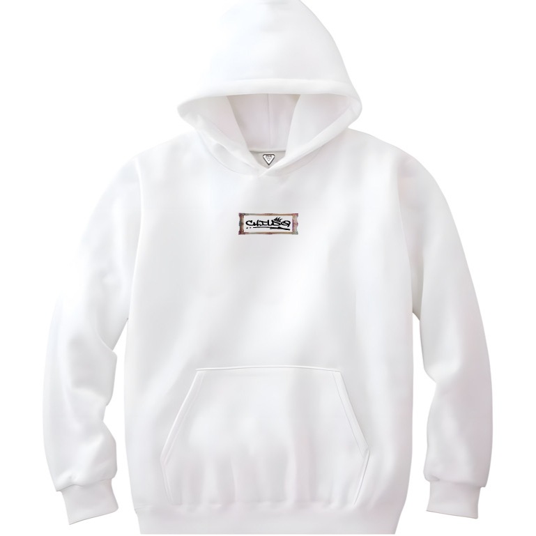 Elizabeth Art Hoodie White