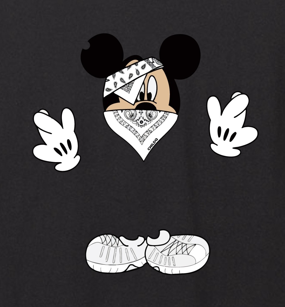 West Coast Mouse T-Shirt Black