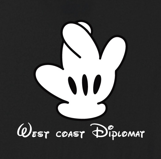 West Coast Mouse T-Shirt Black