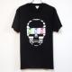 Skull Tattoo Girl NO.22  T-shirt��Black