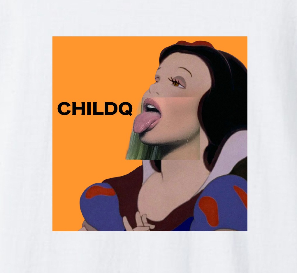 Snow White Orange T-shirt White