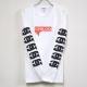 Parody Melting Sleeve Print Long T Shirt White