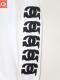 Parody Melting Sleeve Print Long T Shirt White