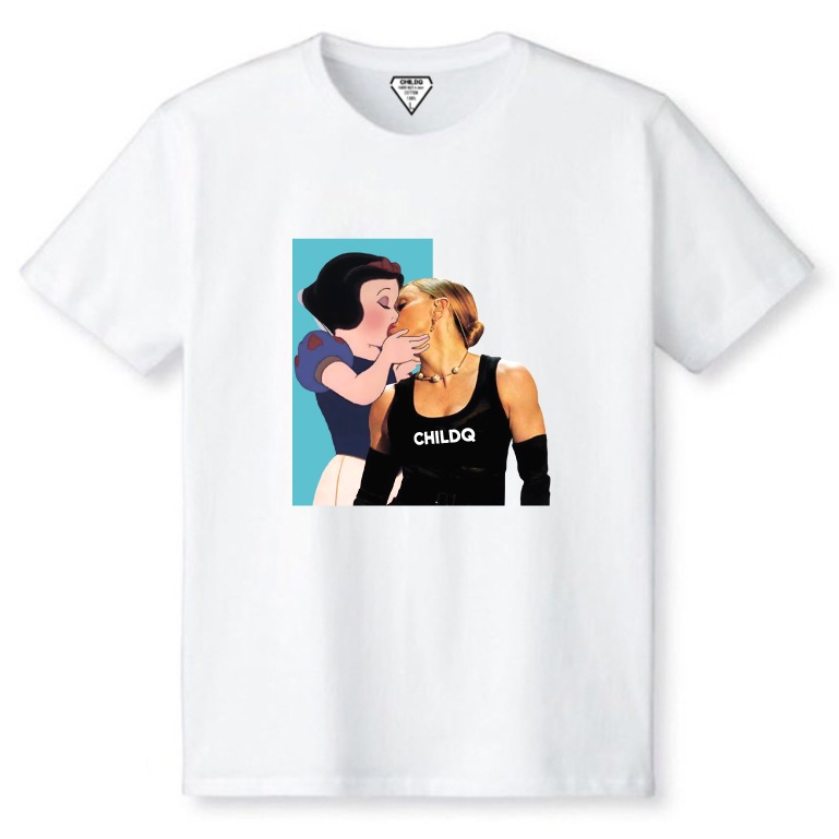 Pop Art Girl N.o18 White T-shirt
