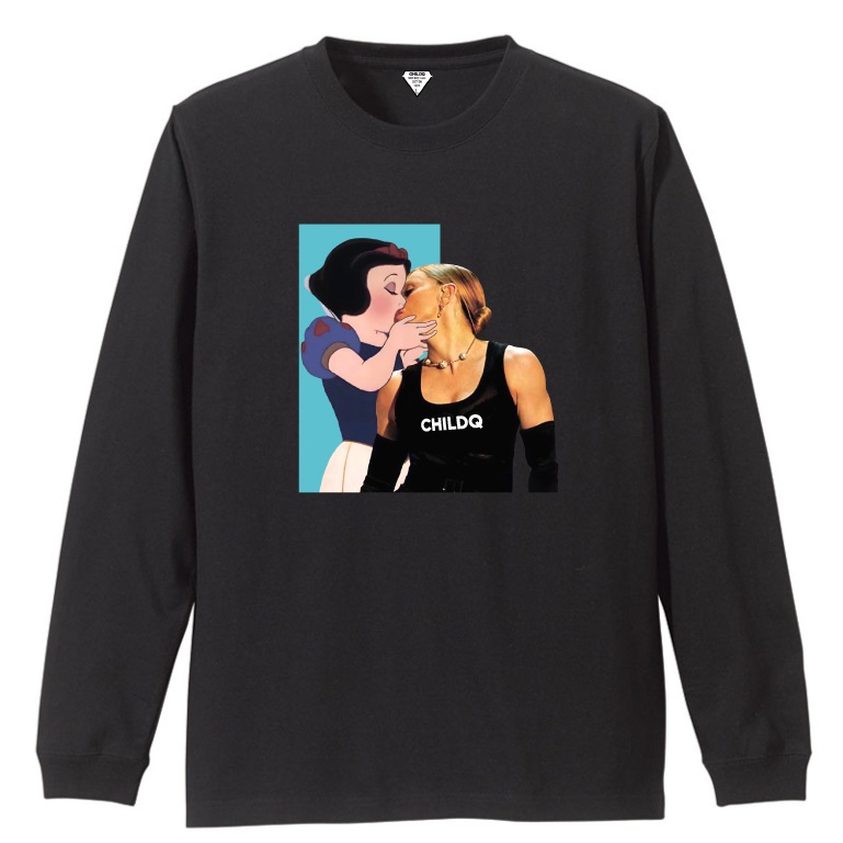 Pop Art Girl N.o18 Black T-shirt