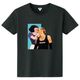 Pop Art Girl N.o18 Black T-shirt