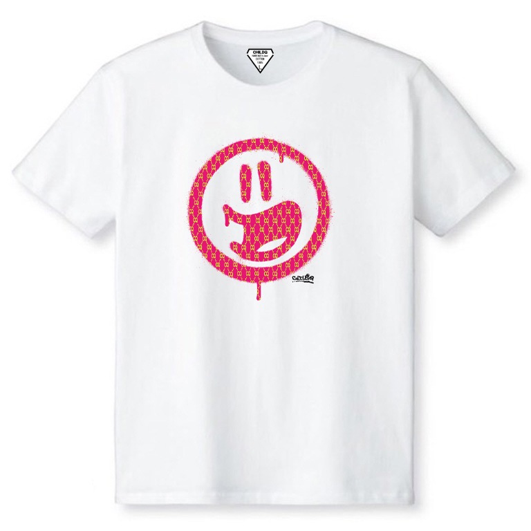 CQ Smiley T-shirt white