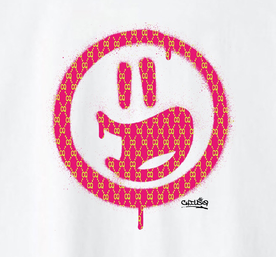 CQ Smiley T-shirt white