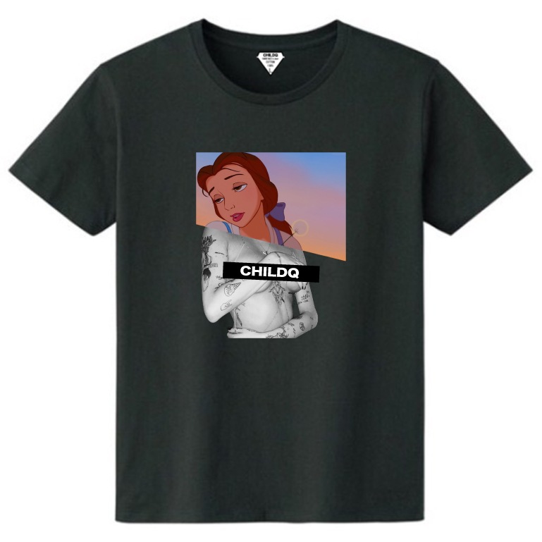 Pop Art Girl N.o15 Black T-shirt