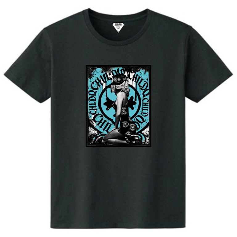 Pop Art Girl N.o19 Black T-shirt