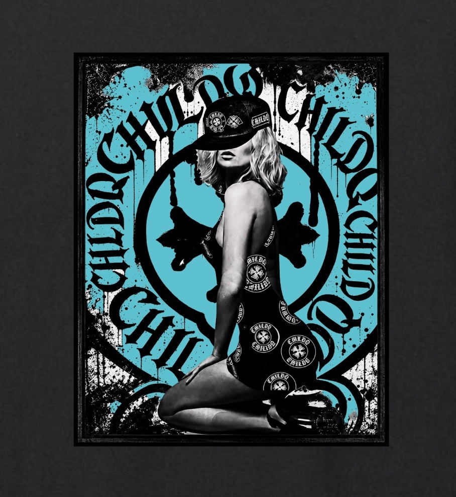 Pop Art Girl N.o19 Black T-shirt