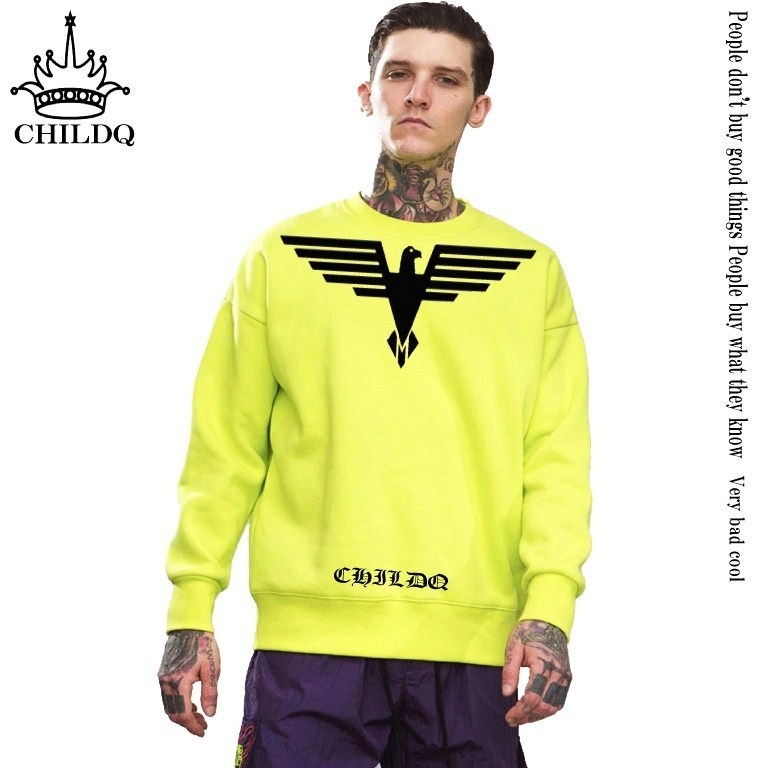 Lime Yellow Eagle Sweatshirt