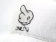 Hand emblem Swarovski white