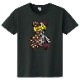 sakura monogram bear T-shirt brown x black
