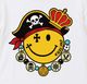 Pirate Smiley T-shirt White